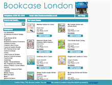 Tablet Screenshot of bookcaselondon.co.uk